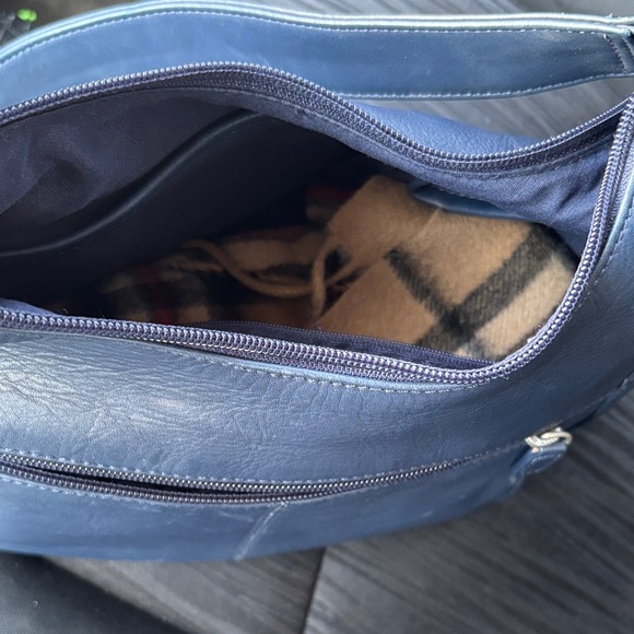 St. John's Bay Deep Blue Hobo Bag - Picture 6 of 9